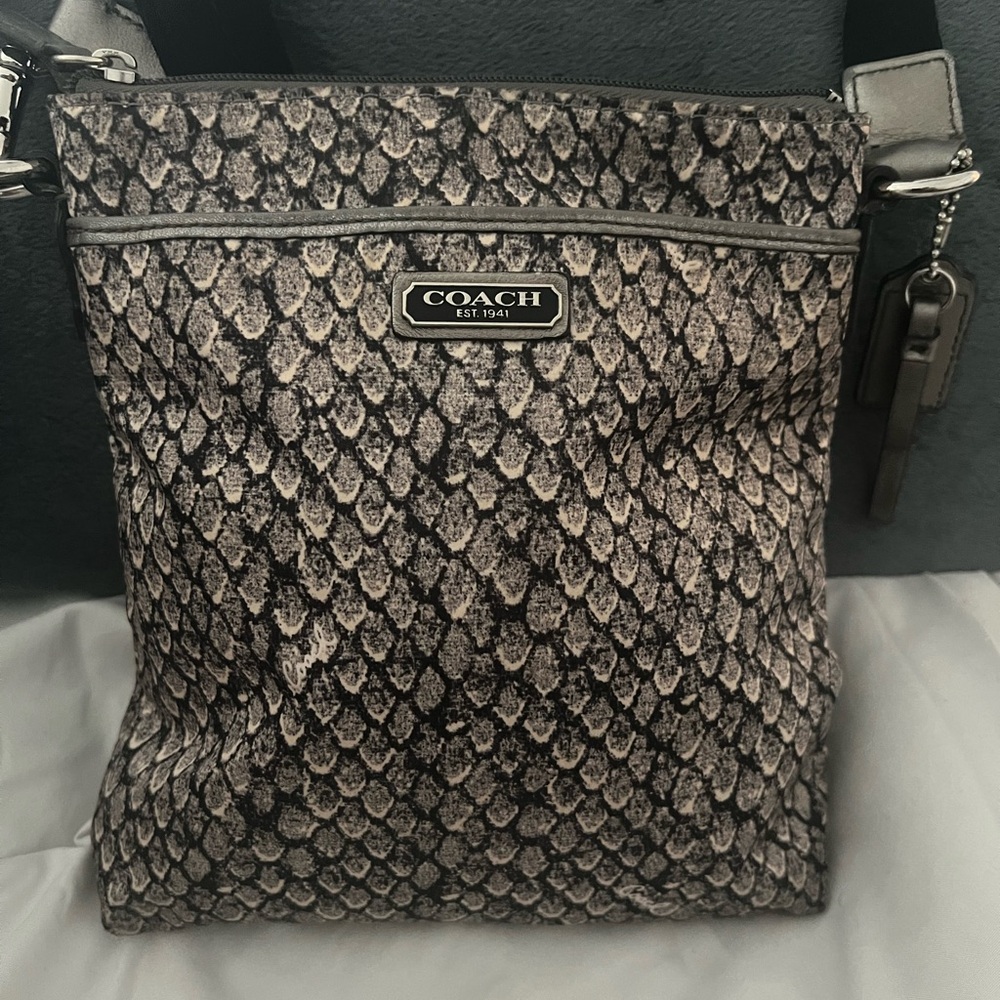 Coach Green Leather Bag